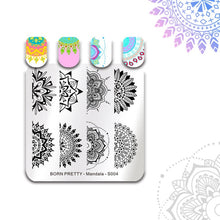 Load image into Gallery viewer, Sea World Square Nail Art Stamp Template