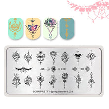 Load image into Gallery viewer, Flowers Geometric Patterns Stamping Plates