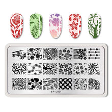 Load image into Gallery viewer, Flowers Geometric Patterns Stamping Plates