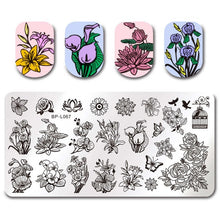 Load image into Gallery viewer, Flowers Geometric Patterns Stamping Plates