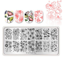 Load image into Gallery viewer, Flowers Geometric Patterns Stamping Plates