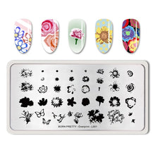 Load image into Gallery viewer, Flowers Geometric Patterns Stamping Plates