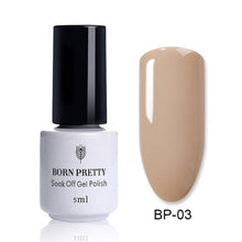 Load image into Gallery viewer, BORN PRETTY 5ml Nail UV Gel Rose Gold Nude Pink Shinning Glitter Gel