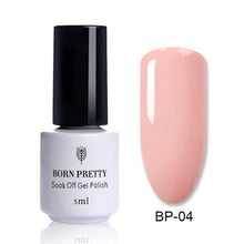 Load image into Gallery viewer, BORN PRETTY 5ml Nail UV Gel Rose Gold Nude Pink Shinning Glitter Gel