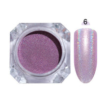 Load image into Gallery viewer, 1 Box 10ml Nail Sequins Rose Gold Pink Purple Glitter