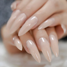 Load image into Gallery viewer, Natural Nude Extra Long Salon Nails