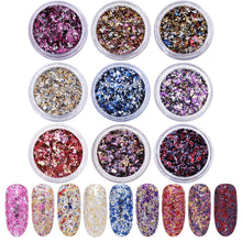 Load image into Gallery viewer, Nail Sequins Glitter Flakies Powder Dust