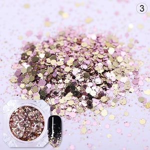 1g Nail Sequins Glitter 3D Nail Art Decorations