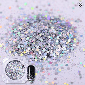 1g Nail Sequins Glitter 3D Nail Art Decorations