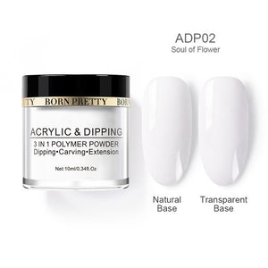 BORN PRETTY 3 in 1 Polymer Powder Acrylic Dipping Nail Powder