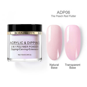 BORN PRETTY 3 in 1 Polymer Powder Acrylic Dipping Nail Powder