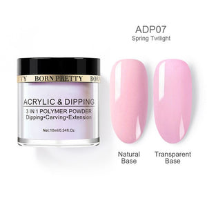 BORN PRETTY 3 in 1 Polymer Powder Acrylic Dipping Nail Powder