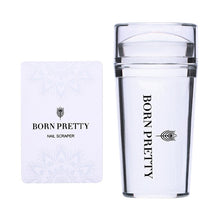 Load image into Gallery viewer, handle Holographic Transparent Nail Stamper for Stamping Plate