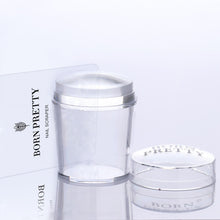Load image into Gallery viewer, handle Holographic Transparent Nail Stamper for Stamping Plate
