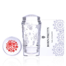 Load image into Gallery viewer, handle Holographic Transparent Nail Stamper for Stamping Plate