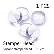 Load image into Gallery viewer, handle Holographic Transparent Nail Stamper for Stamping Plate
