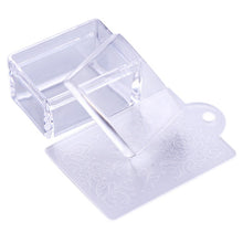 Load image into Gallery viewer, handle Holographic Transparent Nail Stamper for Stamping Plate