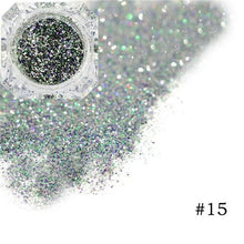 Load image into Gallery viewer, Platinum Shiny Nail Art Glitter Powder