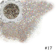Load image into Gallery viewer, Platinum Shiny Nail Art Glitter Powder