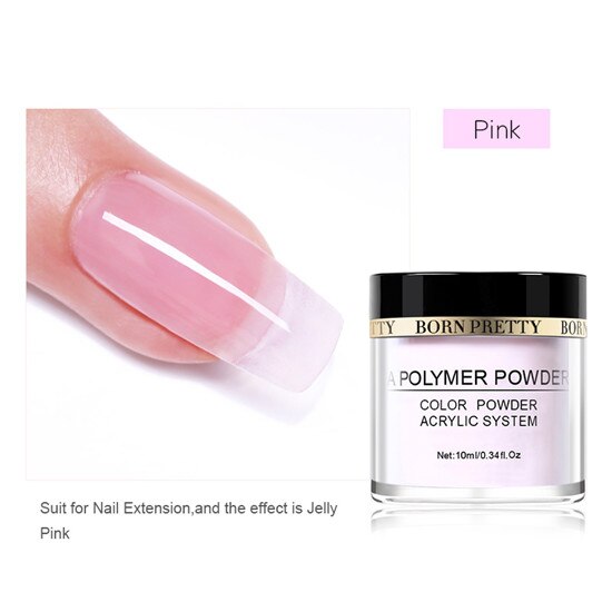 BORN PRETTY 10ml Acrylic Powder for Nail Extension Builder Nail Gel