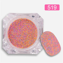 Load image into Gallery viewer, 3g Nail Glitter Powder Holographic Sandy Sugar Mixed Colors Dazzling Powder Pigment