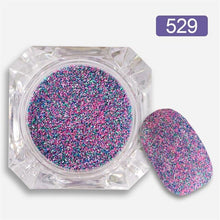 Load image into Gallery viewer, 3g Nail Glitter Powder Holographic Sandy Sugar Mixed Colors Dazzling Powder Pigment