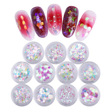 Load image into Gallery viewer, Nail Sequins Holographic Nail Art Glitter