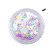 Load image into Gallery viewer, Nail Sequins Holographic Nail Art Glitter