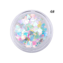 Load image into Gallery viewer, Nail Sequins Holographic Nail Art Glitter
