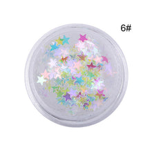 Load image into Gallery viewer, Nail Sequins Holographic Nail Art Glitter