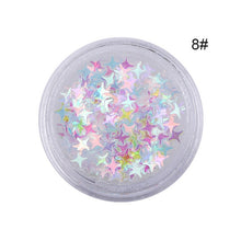 Load image into Gallery viewer, Nail Sequins Holographic Nail Art Glitter
