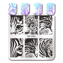 Load image into Gallery viewer, Sea World Square Nail Art Stamp Template