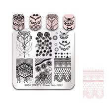 Load image into Gallery viewer, Sea World Square Nail Art Stamp Template