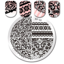 Load image into Gallery viewer, Sea World Square Nail Art Stamp Template