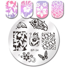 Load image into Gallery viewer, Sea World Square Nail Art Stamp Template