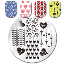 Load image into Gallery viewer, Sea World Square Nail Art Stamp Template