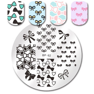 Sea World Square Nail Art Stamp Template